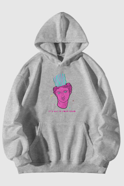 Acid Head – Gri Sweatshirt