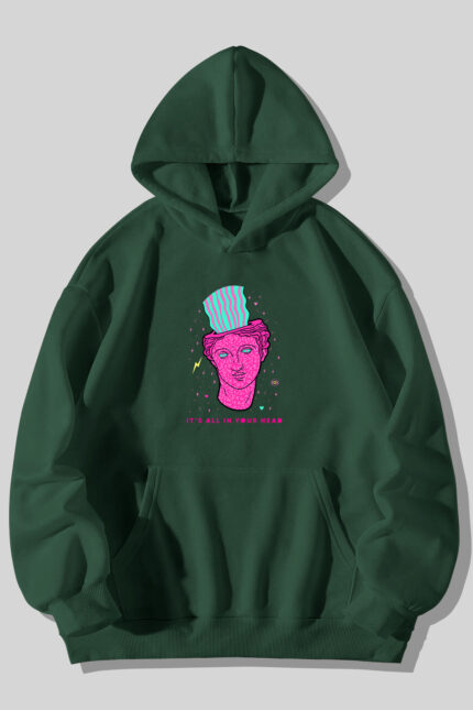 Acid Head – Yeşil Sweatshirt