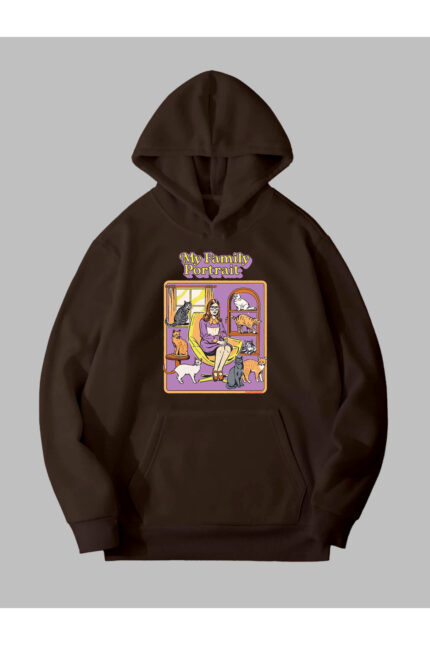 Aile Tablosu – Kahverengi Sweatshirt