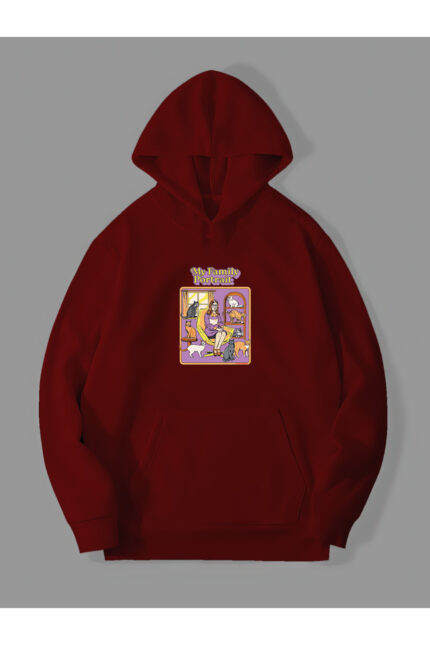 Aile Tablosu – Kırmızı Sweatshirt