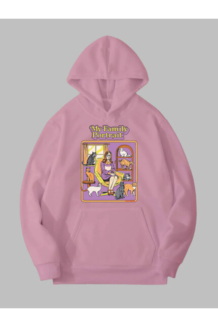 Aile Tablosu – Pembe Sweatshirt