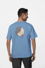 Ying Yang Ön-Arka - Bebe Mavi T-Shirt - Görsel 2