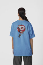 Dragon Çince Ön-Arka - Bebe Mavi T-Shirt - Görsel 3