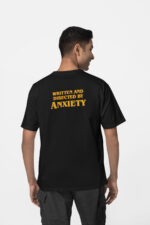 Anksiyete Ön-Arka - Siyah T-Shirt - Görsel 2