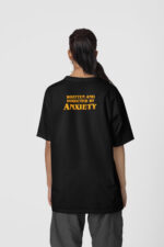 Anksiyete Ön-Arka - Siyah T-Shirt - Görsel 3