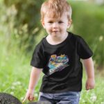 Dj Kedi - Siyah Çocuk T-Shirt