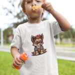Kızıl Köpek - Beyaz Çocuk T-Shirt