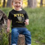 Nypd Police Department - Siyah Çocuk T-Shirt