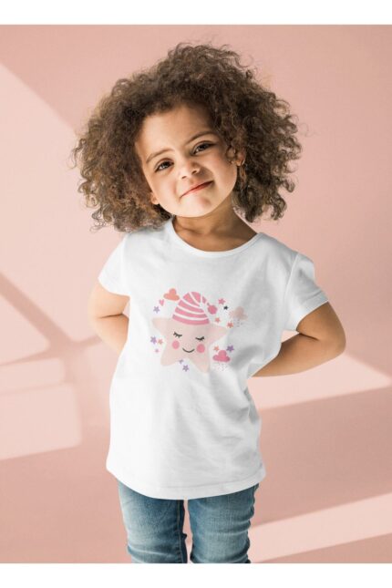 Yıldız – Beyaz Çocuk T-Shirt