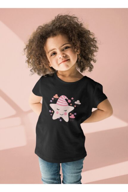 Yıldız – Siyah Çocuk T-Shirt