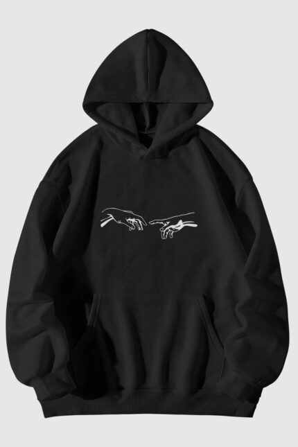 Adem’in Yaratılışı – Eller – Siyah Sweatshirt
