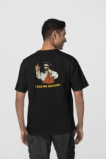 Jesus Ön-Arka - Siyah T-Shirt - Görsel 2