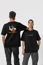 Jesus Ön-Arka - Siyah T-Shirt