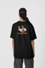 Jesus Ön-Arka - Siyah T-Shirt - Görsel 3