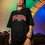 Florida Timsah - Siyah T-Shirt