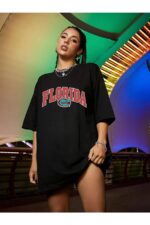 Florida Timsah - Siyah T-Shirt
