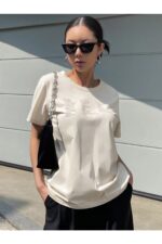 Foods - Bej T-Shirt - Görsel 2