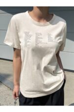 Foods - Bej T-Shirt - Görsel 3