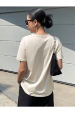 Foods - Bej T-Shirt - Görsel 4