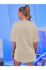 Renkli Kelebek - Bej T-Shirt - Görsel 2