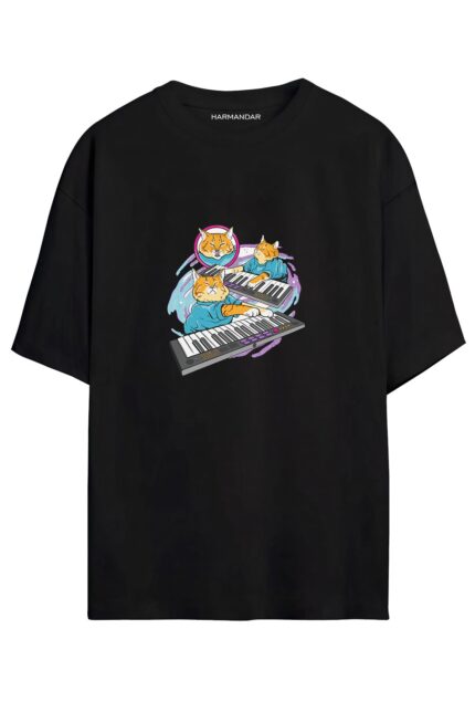 Dj Kedi – Siyah T-Shirt
