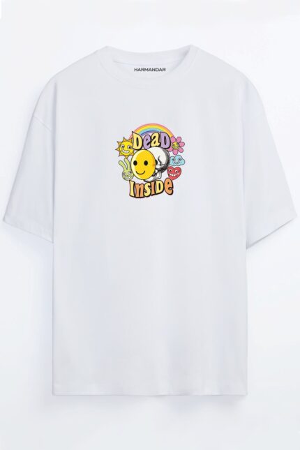 Dead Inside Depresyon – Beyaz T-Shirt