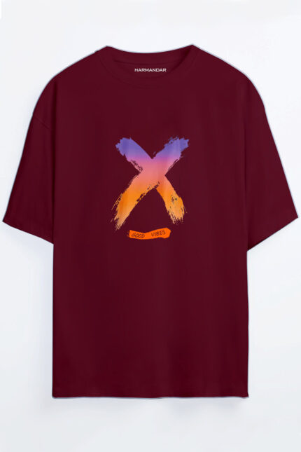 Good Vibes – Bordo T-Shirt