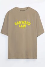 Harward Law - Bej T-Shirt