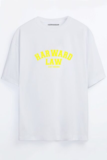Harward Law – Beyaz T-Shirt