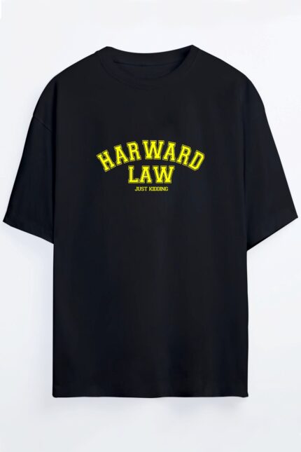 Harward Law – Siyah T-Shirt