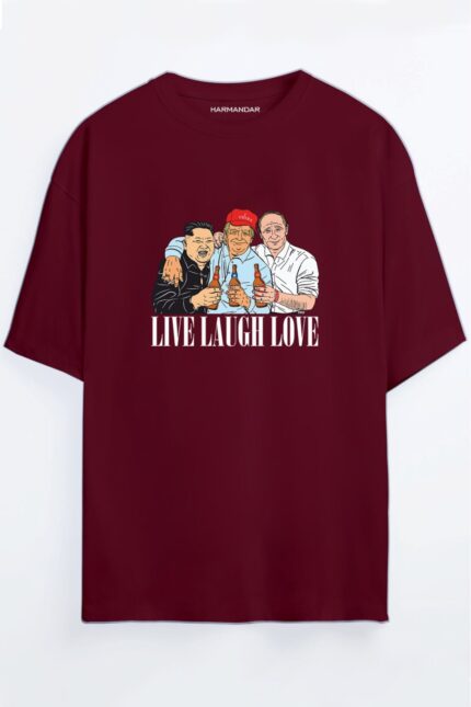 Kim Jong Un – Trump – Putin – Bordo T-Shirt