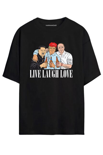 Kim Jong Un – Trump – Putin – Siyah T-Shirt