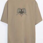 Kılıç İskelet - Bej T-Shirt