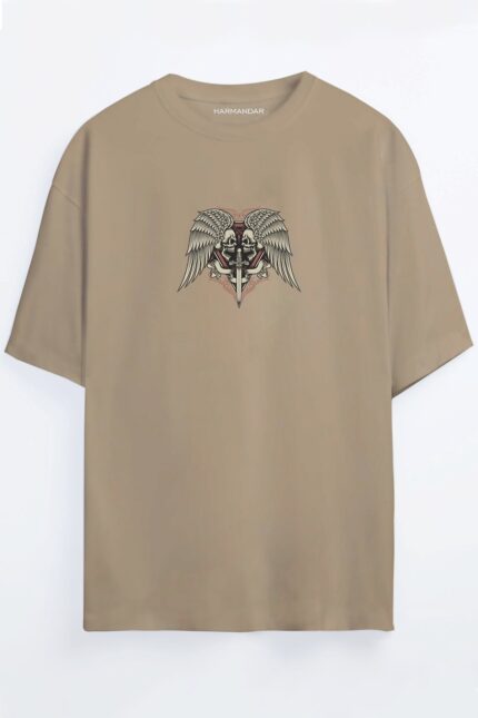 Kılıç İskelet – Bej T-Shirt