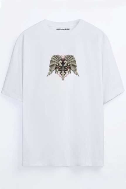 Kılıç İskelet – Beyaz T-Shirt