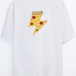 Pizza Power - Beyaz T-Shirt