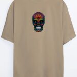 Renkli Kurukafa - Bej T-Shirt