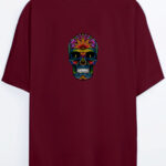 Renkli Kurukafa - Bordo T-Shirt