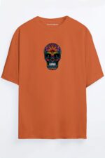 Renkli Kurukafa - Turuncu T-Shirt