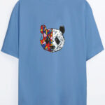 Renkli Panda - Bebe Mavi T-Shirt