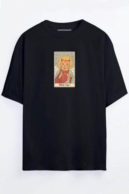 Kutsal Kedi – Holy Cat – Siyah T-Shirt