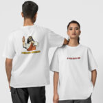 Jesus Ön-Arka - Beyaz T-Shirt