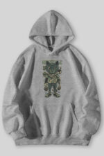 Kid Style Cat - Gri Sweatshirt