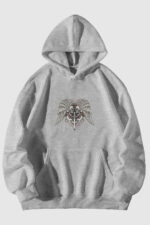 Kılıç İskelet - Gri Sweatshirt