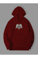 Kılıç İskelet - Kırmızı Sweatshirt