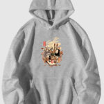 Miyazaki Ruhların Kaçışı - Gri Sweatshirt
