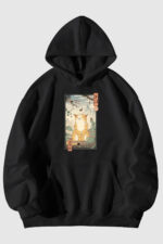 Mutlu Kedi - Siyah Sweatshirt