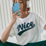 Nice - Beyaz T-Shirt