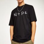 Nope - Siyah T-Shirt