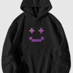 Pixel Yüz - Siyah Sweatshirt